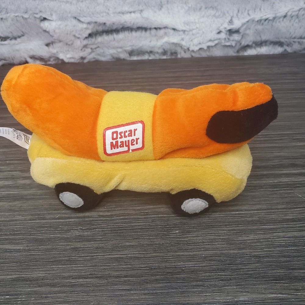 Oscar Mayer Wienermobile Hot Dog Plush Stuffed Beanie The Bean Bag Foodie Toy 7"